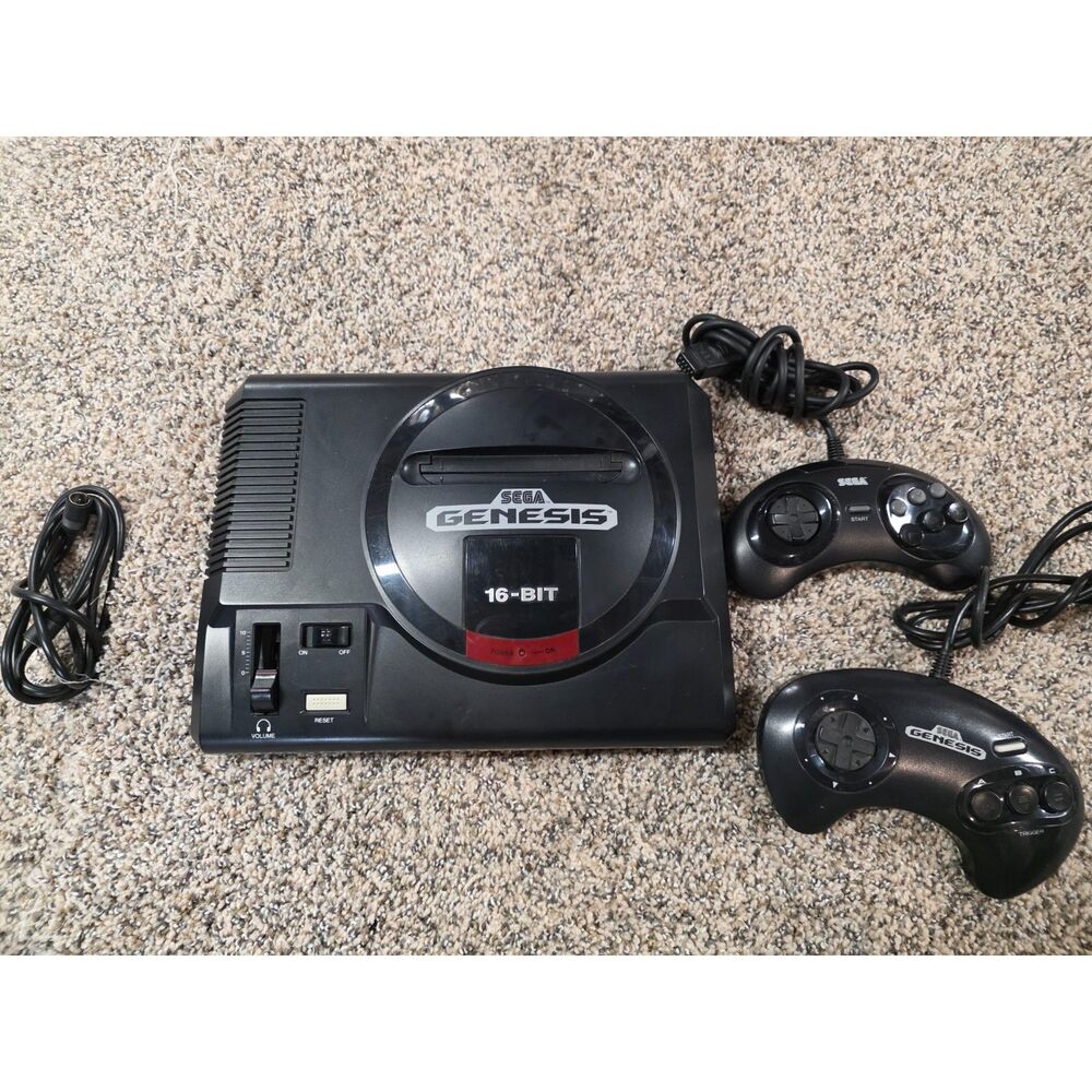 Sega Genesis Model 1 Console Bundle with 9 Games 2 Controllers!